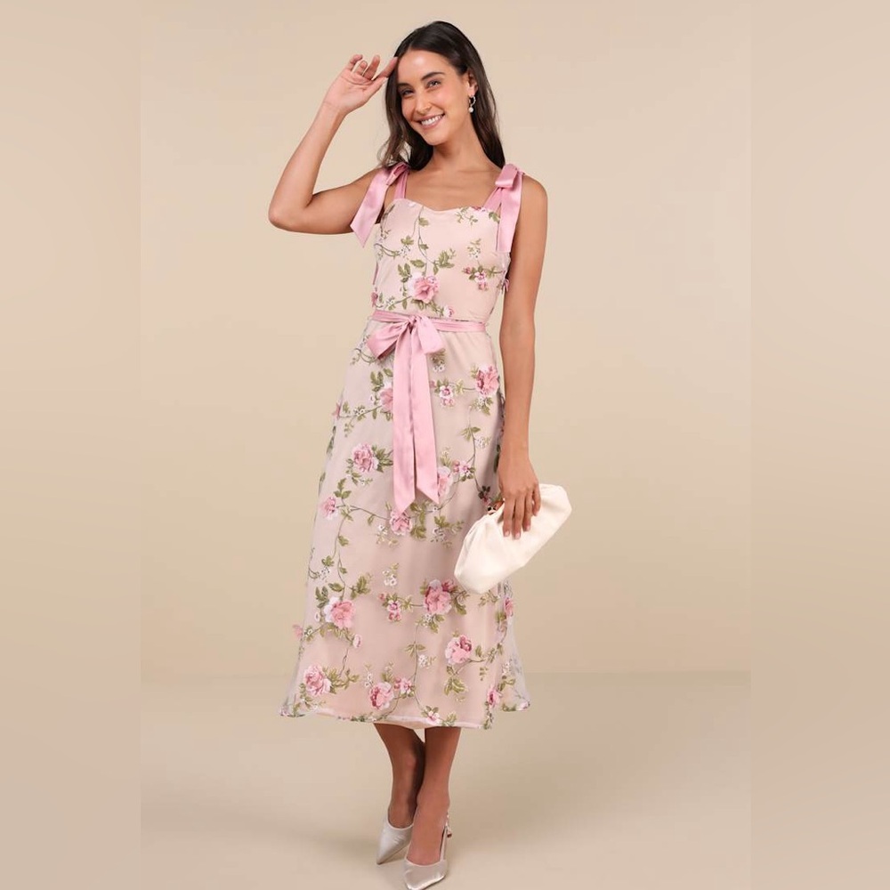 Floral Pink Dress